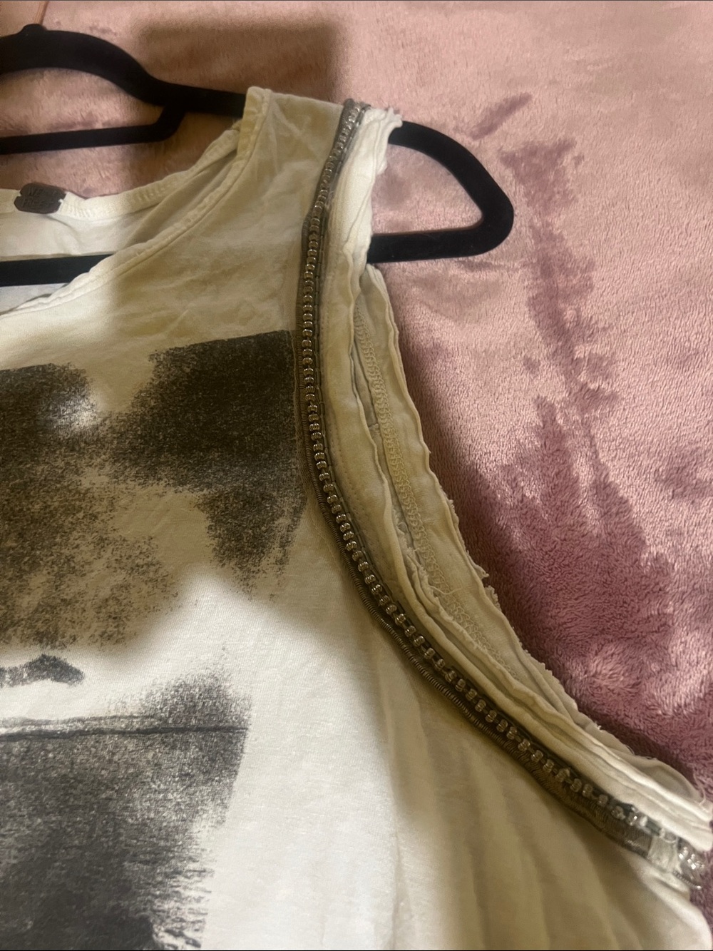 We The Free White Tank Top with Black Scenic Graphic - Picture 5 of 11